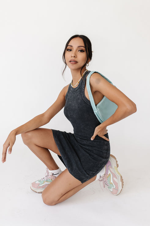 Electric Dreams Dress // Charcoal